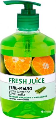 Гель-мило рідке FRESH JUICE 460 мл Крем-мыло жидкое FRESH JUICE 460 мл Green Tangerine&Palmarosa (зелений мандарин и пальмароза)