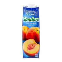 Нектар Sandora персиковий з м`якоттю стерилізований 950мл