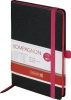 Книга записна Компаньйон Elite, рожевий зріз