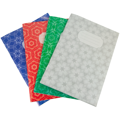 Зошит канцелярська, JOBMAX, А4, 48 арк., лінія, картонна обкладинка, асорті