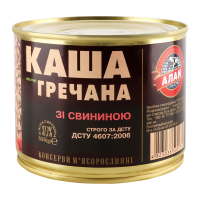 АЛАН КАША ГРЕЧ З СВИН 525Г Ж/Б