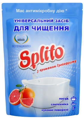 Засіб для чищення універсальний грейпфрут дой-пак 500г, Splito