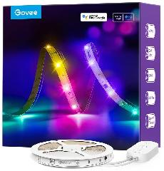 Стрічка світлодіодна розумна Govee H618A LED Strip Light, 5м, RGBIC, WI-FI/Bluetooth, білий