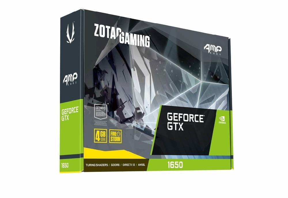 Видеокарта ZOTAC GeForce GTX 1650 4GB GDDR6 AMP Core купити оптом