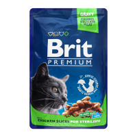 BRIT Д/СТЕРИЛ/КОТ КУР 100Г : ДЛЯ СТЕРИЛІЗОВАНИХ