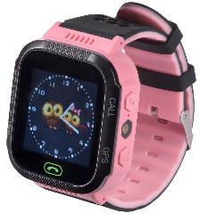 Дитячий GPS годинник-телефон GOGPS ME K12 Рожевий