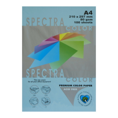 Папір кольоровий інтенсивний А3, Синій інтенсив Turquoise