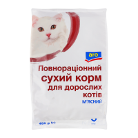 ARO КОРМ Д/КОТІВ МЯСН. СУХ 400Г