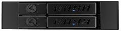 Отсек для накопителя CHIEFTEC Backplane CMR-225, 2x2.5" HDD/SSD, 1x3.5" EXT Slot, SATA, черный
