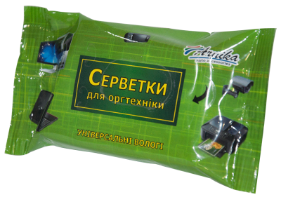 Серветки для оргтехніки Арніка, 15шт.