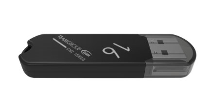 Накопичувач Team 16GB USB 2.0 C182 Black