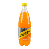 Напій безалкогольний Schweppes Смак мандарин сильногазований соковмісний на ароматизаторах 1л. Склад: вода питна, цукор, сік мандариновий з концентрованого соку (2%), діоксид вуглецю, кислота (лимонна