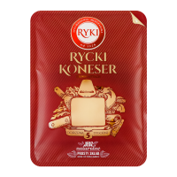 Сир Рикі Конесер порційний 50% 300г. Склад: молоко пастеризоване, сіль кухонна, культури бактеріальні чисті. Алергени: МОЛОКО. Eнергетична цінність на 100г продукту: 1535 кДж / 370 ккал., Жири - 30 г,