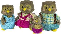 Набор фигурок Li'l Woodzeez Семья Сов