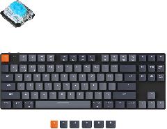 Клавиатура Keychron K1SE 87 Key Gateron Blue RGB WL UA Black