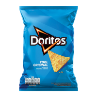 Чипси кукурудзяні Doritos Cool original зі смаком сметани 90г. Склад: кукурудза (74%), ріпакова олія (ріпакова олія, антиоксиданти (екстракти розмарину, аскорбінова кислота, багатий токоферолом екстра