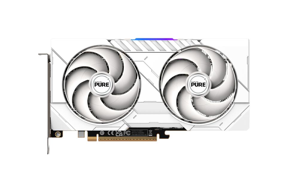 SAPPHIRE PURE RX9060XT OC 16GB ホワイト Видеокарта SAPPHIRE Radeon RX 9060 XT 16GB GDDR6 PURE GAMING OC