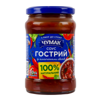 Соус Чумак Гострий зі шматочками овочів 300г