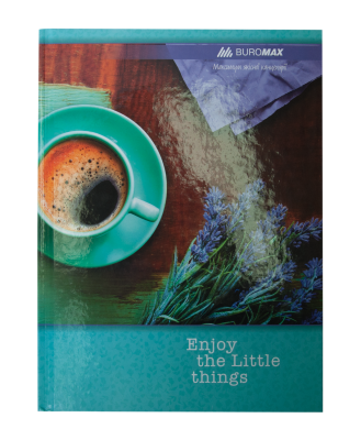 Книга канцелярська ROMANTIC, А4, 96 арк., лінія, офсет, тверда ламінована обкладинка