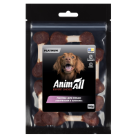 Ласощі AnimAll Platinum Гантельки з качкою для собак 100г. Під час виготовлення ласощів AnimAll PLATINUM використовується спеціальна технологія сушіння, яка зберігає всі необхідні вітаміни та мінерали