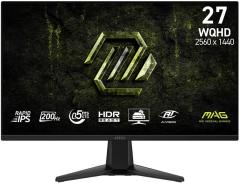 Монітор MSI 27" MAG 275QF-E20 2xHDMI, DP, Audio, IPS, 2560x1440, 200Hz, 0.5ms, sRGB 101%, FreeSync