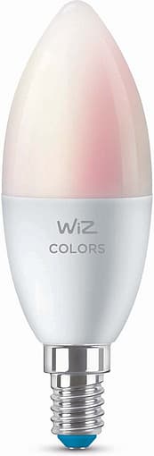 Розумна лампа WiZ E14 4.9W (40W 806Lm) C37 2200-6500K RGB Wi-Fi