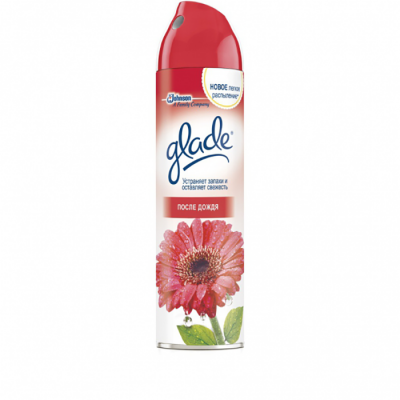 Аерозоль "Glade", Після дощу