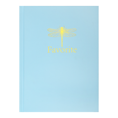 Записна книжка FAVOURITE, PASTEL, А5, 96 арк., кліт, офсет крем, тв. лам. обкл., блакитна