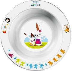Детская тарелка Avent глибокая, 6мес+