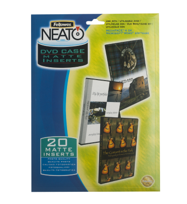 Вкладки матові NEATO у коробки Simline для CD/DVD дисків
