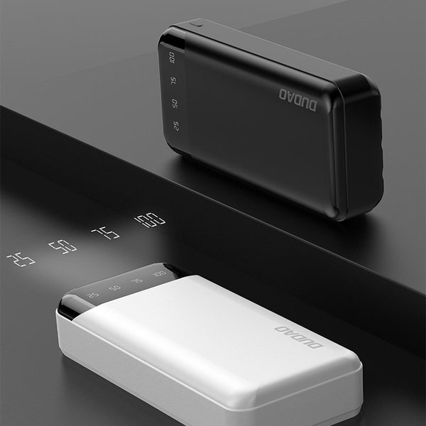 Портативное зарядное устройство Power Bank Dudao 20000mAh K6Pro Сables USB-C/microUSB/Lightning Black