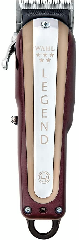 Машинка для стрижки WAHL Legend Cordless, акум., роторный мотор, насадок-8, расческа в компл., сталь, бордовый
