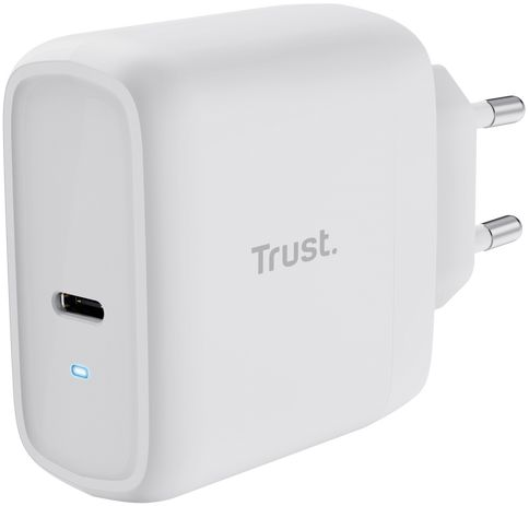 Зарядное устройство сетевое Trust Maxo 65Вт, USB-C PD, білий