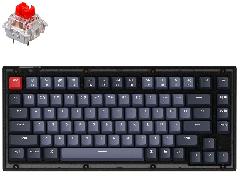 Клавиатура Keychron V1 84 Key QMK Gateron G PRO Red Hot-Swap RGB Frosted Black