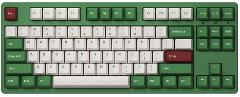 Клавиатура механическая Akko 3087 Matcha Red Bean 87Key, CS Orange V2, USB-A, EN/UKR, No LED, Зелений