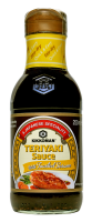 Соус Kikkoman Teriyaki з підсмаженим кунжутом 250мл. Склад: соєвий соус (вода, соєві боби, пшениця, кухонна сіль), цукор, вода, насіння кунжуту (1,6%), кукурудзяний модифікований крохмаль, спиртовий о