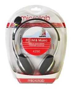 Гарнитура MICROLAB K250Y Black,Yellow