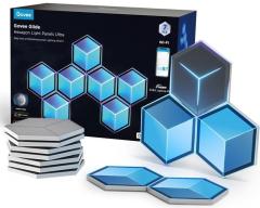 Набір настінних світильників Govee H606A Glide Hexagon Light, 7шт, RGBIC, WI-FI/Bluetooth, Meteor grey