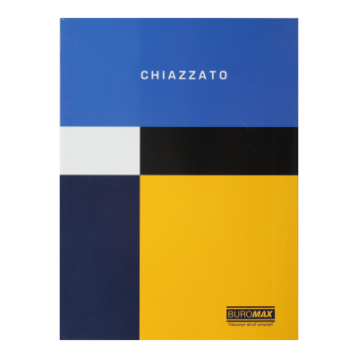 Нотатник CHIAZZATO, А5, 80 арк., клітинка, інтегральна обк, бірюзова