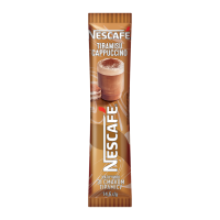 Напій кавовий Nescafe Tiramisu Cappuccino розчинний зі смаком тірамісу 14.6г. Склад: освітлювач до кави (глюкозний сироп, молоко сухе знежирене, кокосова олія, розпушувач (гідрокарбонат натрію), кисло