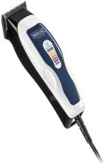 Машинка для стрижки WAHL ColorPro Combo, від мережі, вібраційний мотор, насадок-8, кейс, міні триммер у компл., сталь, біло-синій