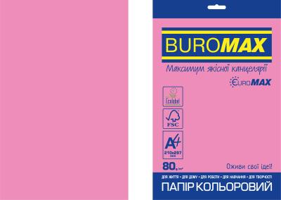 Папір кольоровий NEON, EUROMAX, 20 арк., А4, 80 г/м²