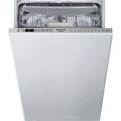 Посудомийна машина Hotpoint вбудована, 10компл., E, 45см, дисплей, 3й кошик, білий