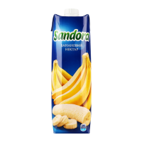 Нектар Sandora банановий з м`якоттю стерилізований 0.95л
