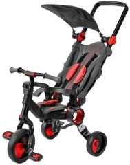 Триколісний велосипед Galileo Strollcycle Black червоний