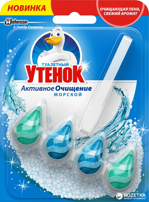 Підвісний блок твердий для унитазу Туалетне Каченя Морський