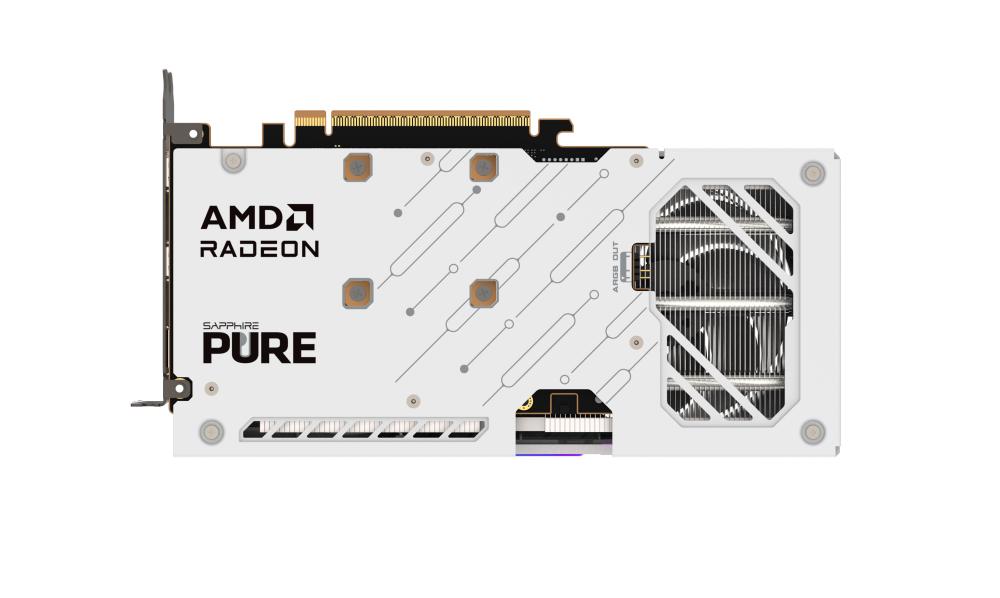 SAPPHIRE PURE RX9060XT OC 16GB ホワイト Видеокарта SAPPHIRE Radeon RX 9060 XT 16GB GDDR6 PURE GAMING OC