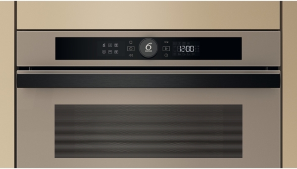 Мікрохвильова піч Whirlpool вбудована, 31л, електронне упр., 1000Вт, гриль, дисплей, бежевий