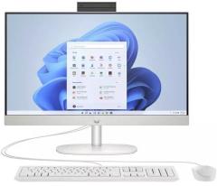 Комп'ютер персональний моноблок HP All-in-One 23.8" FHD IPS AG, Intel U7-155U, 16GB, F512GB, UMA, WiFi, кл+м, DOS, білий