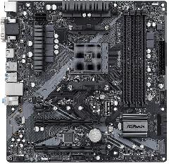 Материнская плата ASRock B450M PRO4 R2.0 sAM4 B450 4xDDR4 M.2 HDMI DVI mATX